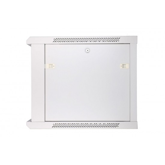 Szafka wisząca rack 9U 600x600 szara szklane drzwi Szafka wisząca rack 9U 600x600 szara szklane drzwi