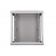 Szafka wisząca rack 12U 600x450 szara szklane drzwi Szafka wisząca rack 12U 600x450 szara szklane drzwi
