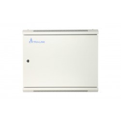 Szafka wisząca rack 12U 600x600 szara metalowe drzwi 