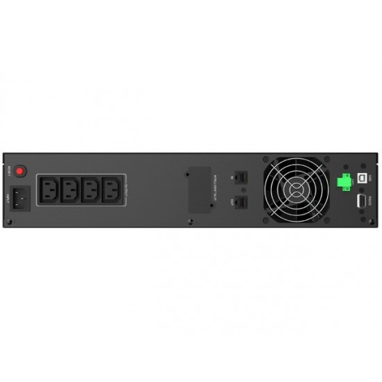 UPS Line-Interactive 1200VA Rack 19 4x IEC Out, RJ11/RJ45 In/Out, USB, LCD, EPO 