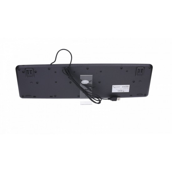Klawiatura Standardowa USB czarna Cyrylica KB-U-103-RU 