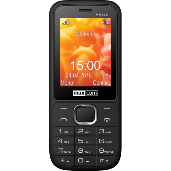 Telefon MM 142 DUAL SIM czarny