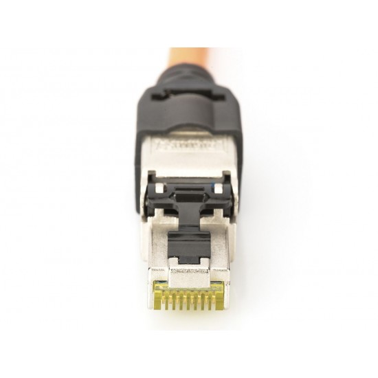 Wtyczka ekranowana RJ45 kat.6A do montażu AWG 22-27, 10 GBit Ethernet, PoE+