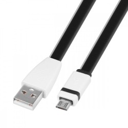 Kabel USB - Micro USB 1m czarny Kabel USB - Micro USB 1m czarny
