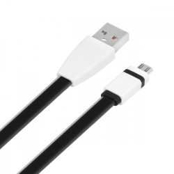 Kabel USB - Micro USB 1m czarny Kabel USB - Micro USB 1m czarny