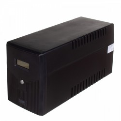 Zasilacz awaryjny UPS Line-Ineractive LCD, 2000VA/1200W, 2x12V/9Ah, AVR, 4xSCHUKO, USB, RS232, RJ45