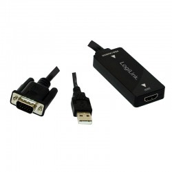 Konwerter VGA do HDMI z audio 