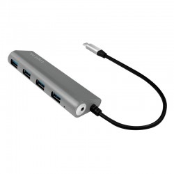 Hub 4xUSB 3.1, USB-C, aluminiowa obudowa 