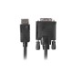 Kabel DisplayPort - DVI-D(24+1) M/M 1m czarny 