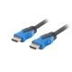 Kabel HDMI-HDMI M/M v2.0 4K 1m czarny 