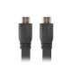 Kabel HDMI-HDMI M/M v2.0 5m czarny płaski