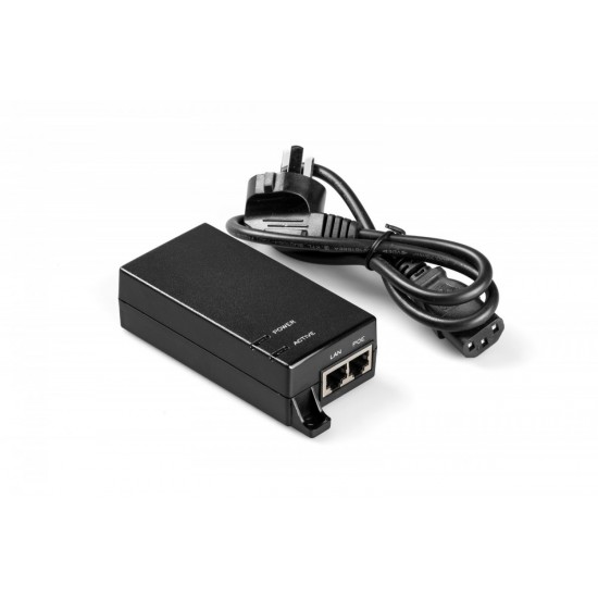 Zasilacz/Adapter PoE 802.3af, max. 48V 15.4W Gigabit 10/100/1000Mbps, aktywny Zasilacz/Adapter PoE 802.3af, max. 48V 15.4W Gigabit 10/100/1000Mbps, aktywny