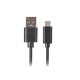 Kabel USB CM - AM 2.0 1.8m czarny QC 3.0 