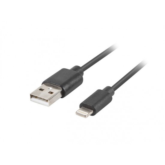 Kabel Lightning - USB-A M/M 1.8m czarny 