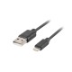 Kabel Lightning - USB-A M/M 1.8m czarny 