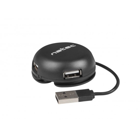 Hub USB 4 porty Bumblebee USB 2.0 czarny 