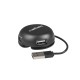 Hub USB 4 porty Bumblebee USB 2.0 czarny 