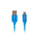 Kabel Premium USB micro BM - AM 2.0 1.8m niebieski QC 3.0 