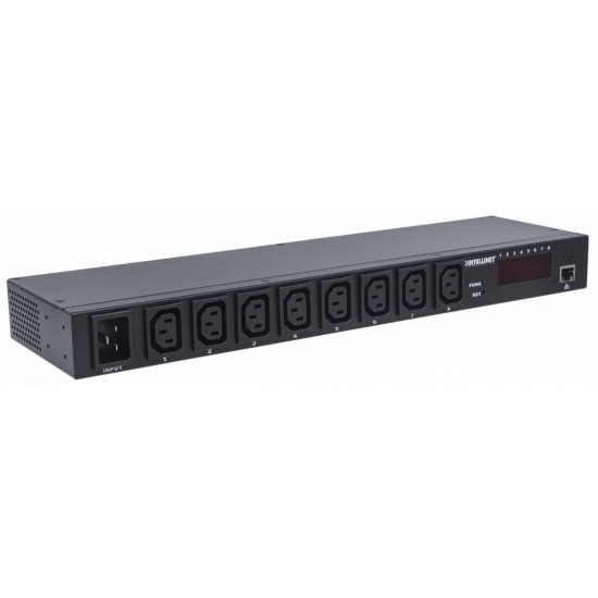 Listwa zasilajaca rack 19 1U 110V-250V/16A 8 gniazd C13 zarządzalna IP Listwa zasilajaca rack 19 1U 110V-250V/16A 8 gniazd C13 zarządzalna IP