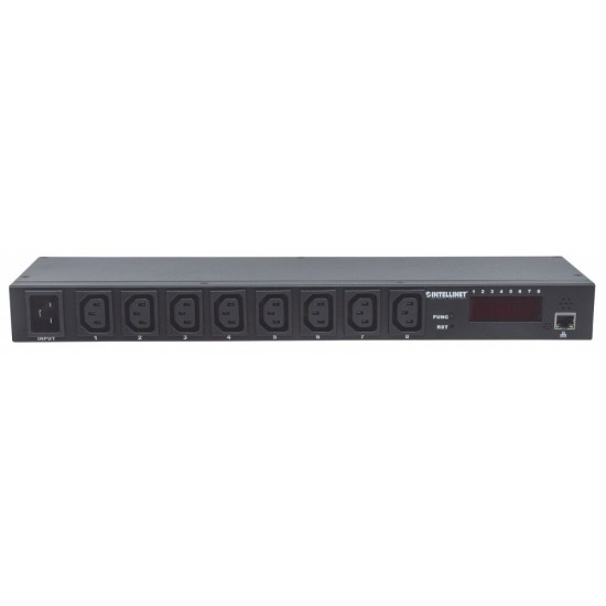 Listwa zasilajaca rack 19 1U 110V-250V/16A 8 gniazd C13 zarządzalna IP Listwa zasilajaca rack 19 1U 110V-250V/16A 8 gniazd C13 zarządzalna IP