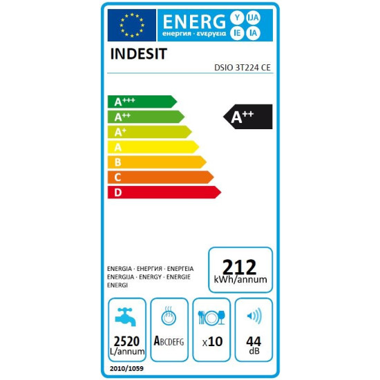 Zmywarka DSIO3T224CEID 