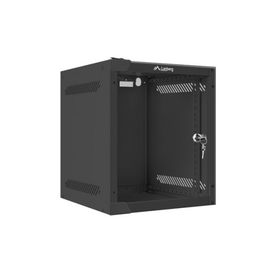 Szafa wisząca 10 cali 6U 280x310mm czarna 
