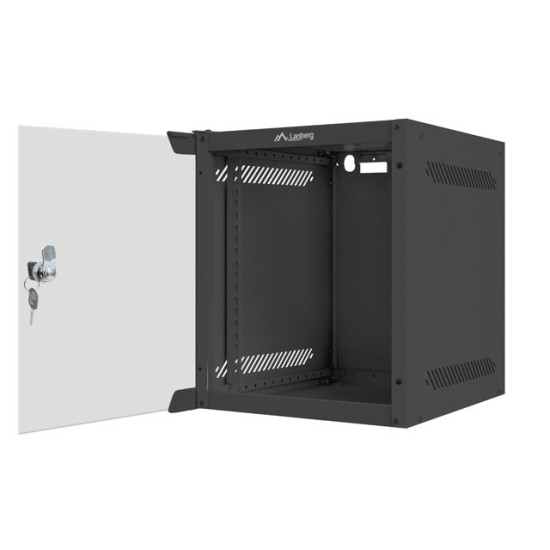 Szafa wisząca 10 cali 6U 280x310mm czarna 