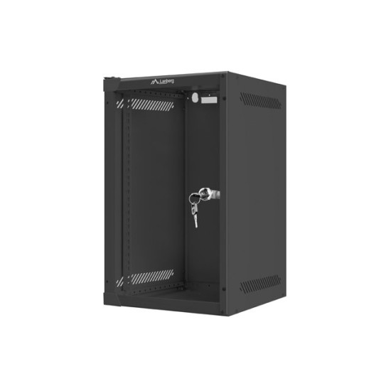 Szafa wisząca 10 cali 9U 280x310mm czarna 
