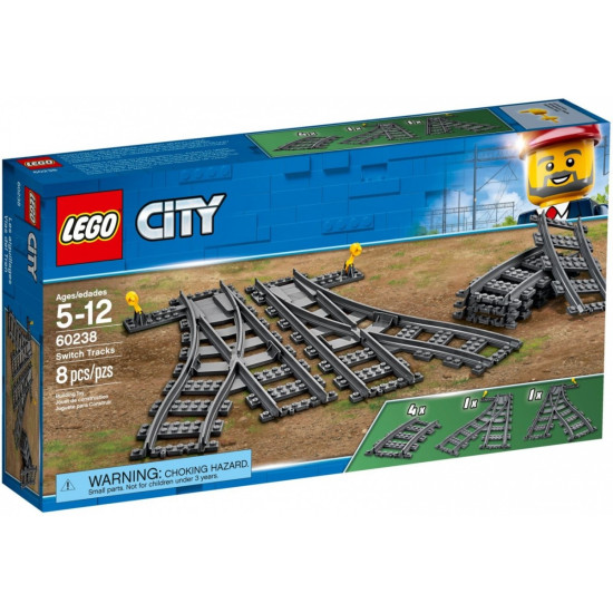 Klocki City Zwrotnice