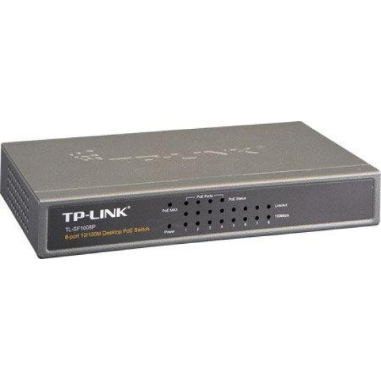 SF1008P switch 8x10/100 PoE Desktop