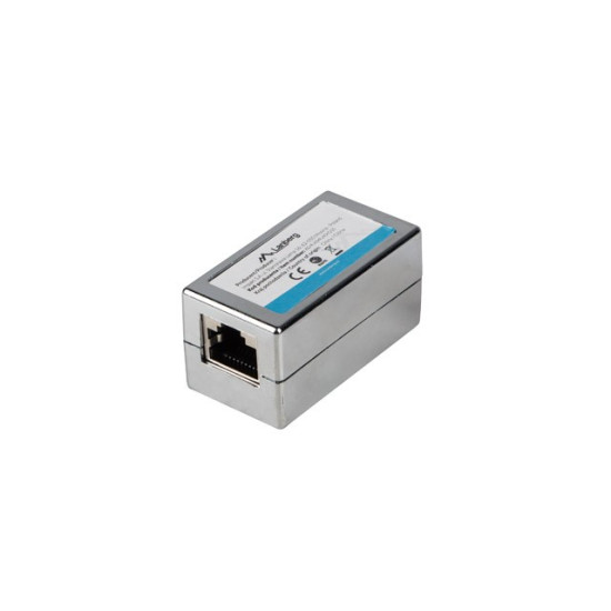 Adapter złączka sieciowa RJ45 x2 kat.6 ekranowany 