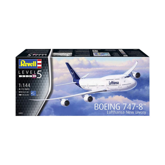 Model plastikowy Boeing 747-8 Lufthansa nowy