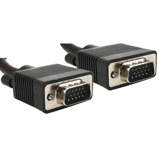 Kabel VGA 15M/15M EKRAN+FERRYT 1.8M BLACK 