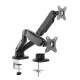 Uchwyt na dwa monitory do 27 cali IB-MS304-T