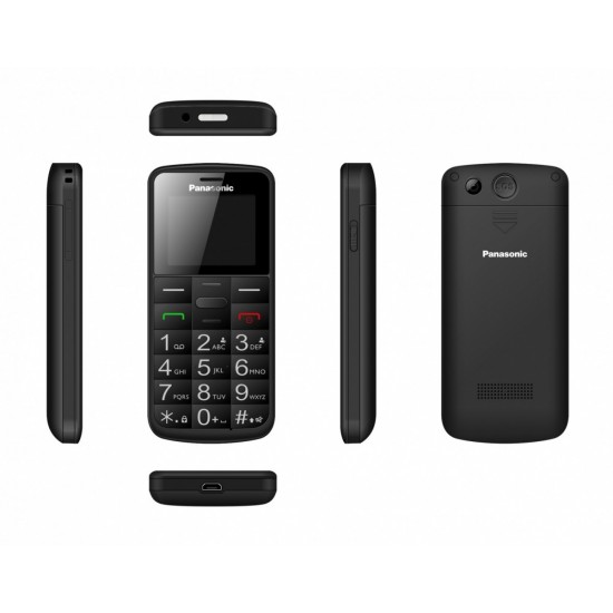 Telefon komórkowy dla seniora KX-TU110 czarny Telefon komórkowy dla seniora KX-TU110 czarny