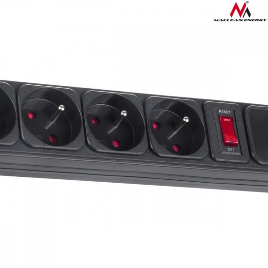 Listwa zasilająca, 5 gniazd z wyłącznikiem MCE219 