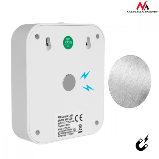 Lampa LED schodowa z sensorem ruchu MCE236 