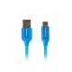 Kabel Premium USB CM - AM 2.0, 1m niebieski QC 3.0 