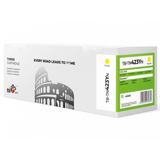 Toner do Brother TN423Y TB-TN423YN żółty 100% nowy