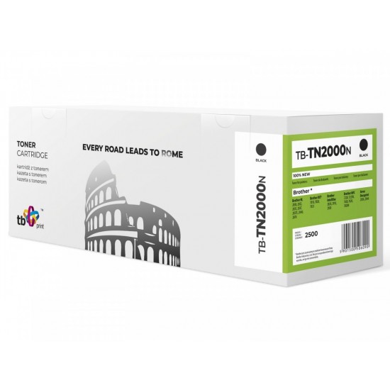 Toner do Brother TN2000 TB-TN2000N BK 100% nowy Toner do Brother TN2000 TB-TN2000N BK 100% nowy