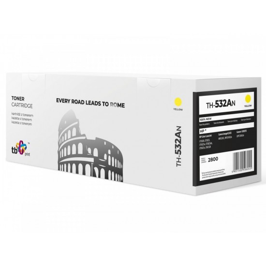 Toner do HP CC532A TH-532AN YE 100% nowy Toner do HP CC532A TH-532AN YE 100% nowy