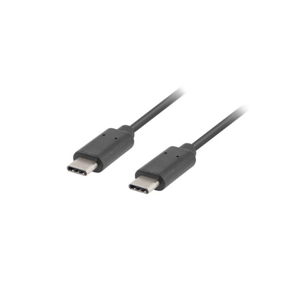 Kabel USB-C M/M 2.0 1m czarny 
