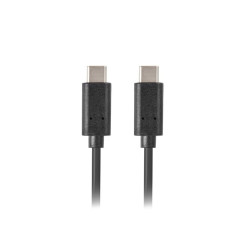 Kabel USB-C M/M 2.0 1m czarny 