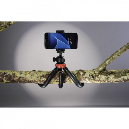 Mini statyw 3w1 flexpro 27cm czerwony 