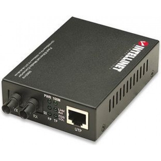 Konwerter 10/100Base-TX RJ45/1000Base-FX (MM ST) 2km 1310nm Konwerter 10/100Base-TX RJ45/1000Base-FX (MM ST) 2km 1310nm