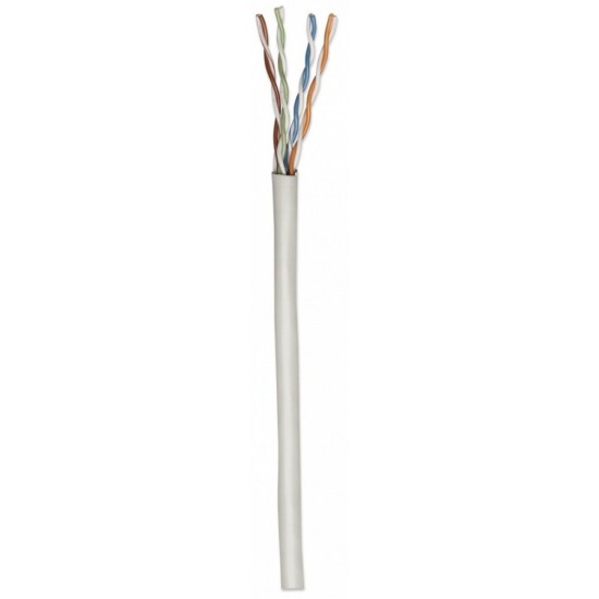 Kabel instalacyjny skrętka UTP 4x2 kat. 5e drut CCA  305m szary