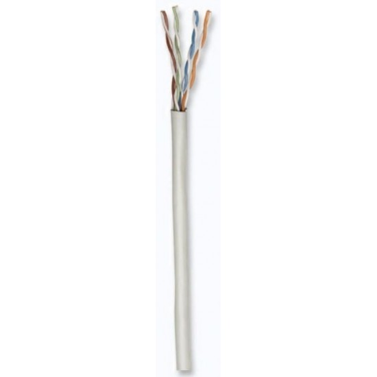 Kabel instalacyjny skrętka UTP Cat6 CCA drut, 23 AWG, 305m szary Kabel instalacyjny skrętka UTP Cat6 CCA drut, 23 AWG, 305m szary