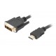 Kabel HDMI(M)-DVI-D(M) CA-HDDV-10CC-0018-BK 1.8 M czarny