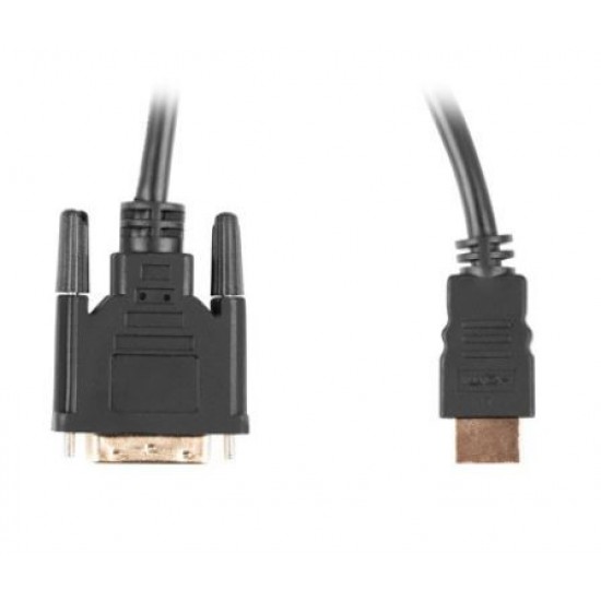 Kabel HDMI(M)-DVI-D(M) DUAL LINK 1.8 M czarny