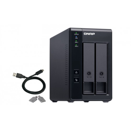 2-wnękowa obudowa rozszerzająca RAID TR-002 z USB3.1 Gen.2 